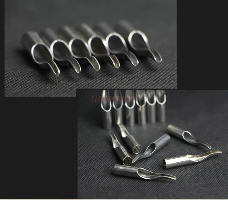 Stainless steel tattoo needle mouth set, non disposable tattoo machine specific auxiliary supplies