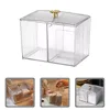 Makeup Cotton Swab Storage Box Makeup Remover Cotton Toothpick Line Cosmetic Box Desktop Beauty Egg Acrylic Storage Box 4