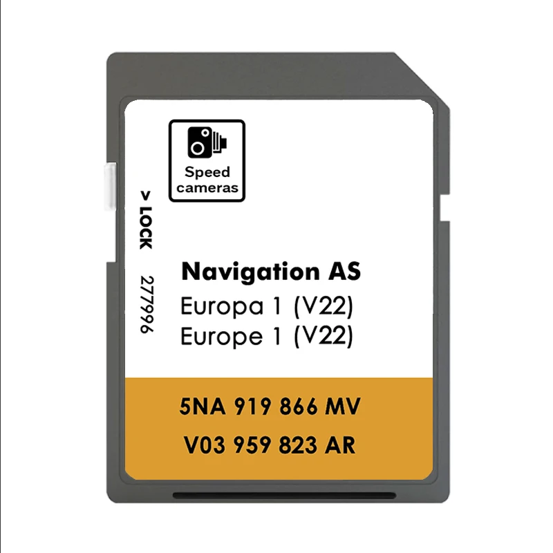 VW Discover Media Navigation Update NEW For UK Europe Maps 2025 Sat Nav EU SD Card 5NA919866 32GB