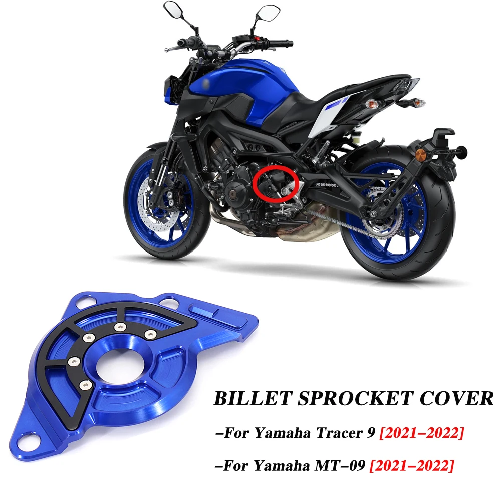 

For Yamaha MT-09 MT09 Tracer 9 2021 2022 motorcycle Sprochet Cover Protective covers accessories