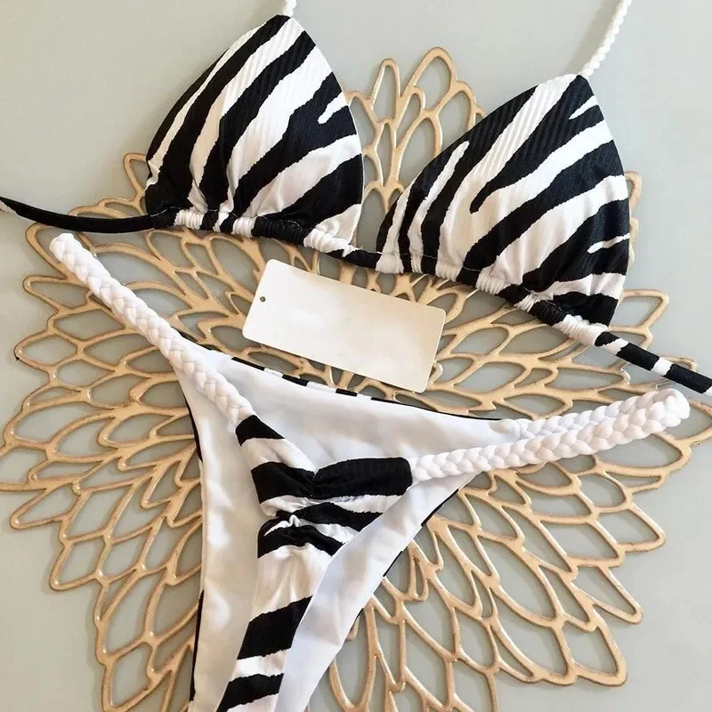 NEW Brazilian Bikini Set Sexy Push Up Swimwear Women's Swimsuit Bathing Suits Swimming Suit For Women Maillot De Bain E045