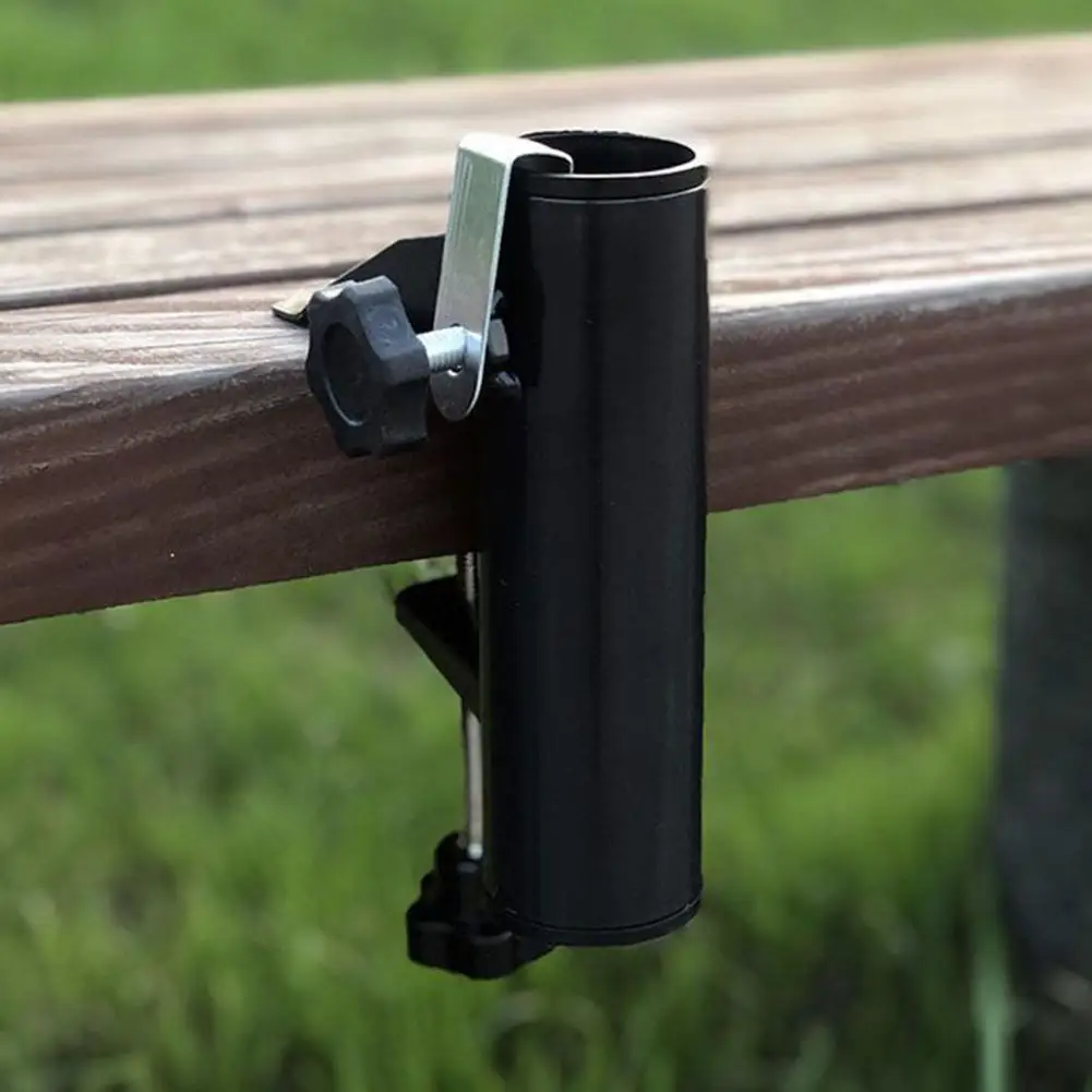 Outdoor Umbrella Clip Adjustable Umbrella Holder Heavy Duty Metal Outdoor Chair Clamp for Garden Yard Patio for