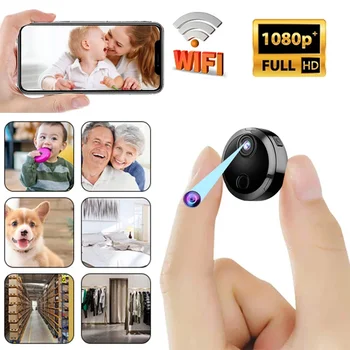 무선 HD 와이파이 미니 카메라, 가정용 캠코더, 홈 보안 보호 감시, 원격 모니터