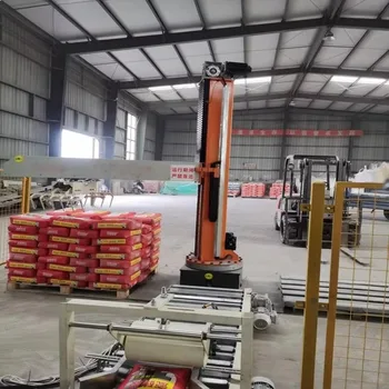 Pallettizzatore Automatico Industriale per Pellet di Riso, Cemento e Legno, Macchinario Commerciale per l'Impilamento di Sacchi su Colonna, Facile da Usare