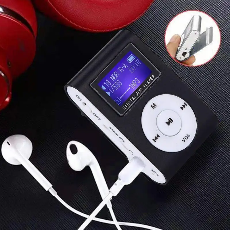 ̴ USB ݼ Ŭ MP3 ÷̾ LCD ȭ , MicroSD TF ī   MP3  ÷̾,  ׼