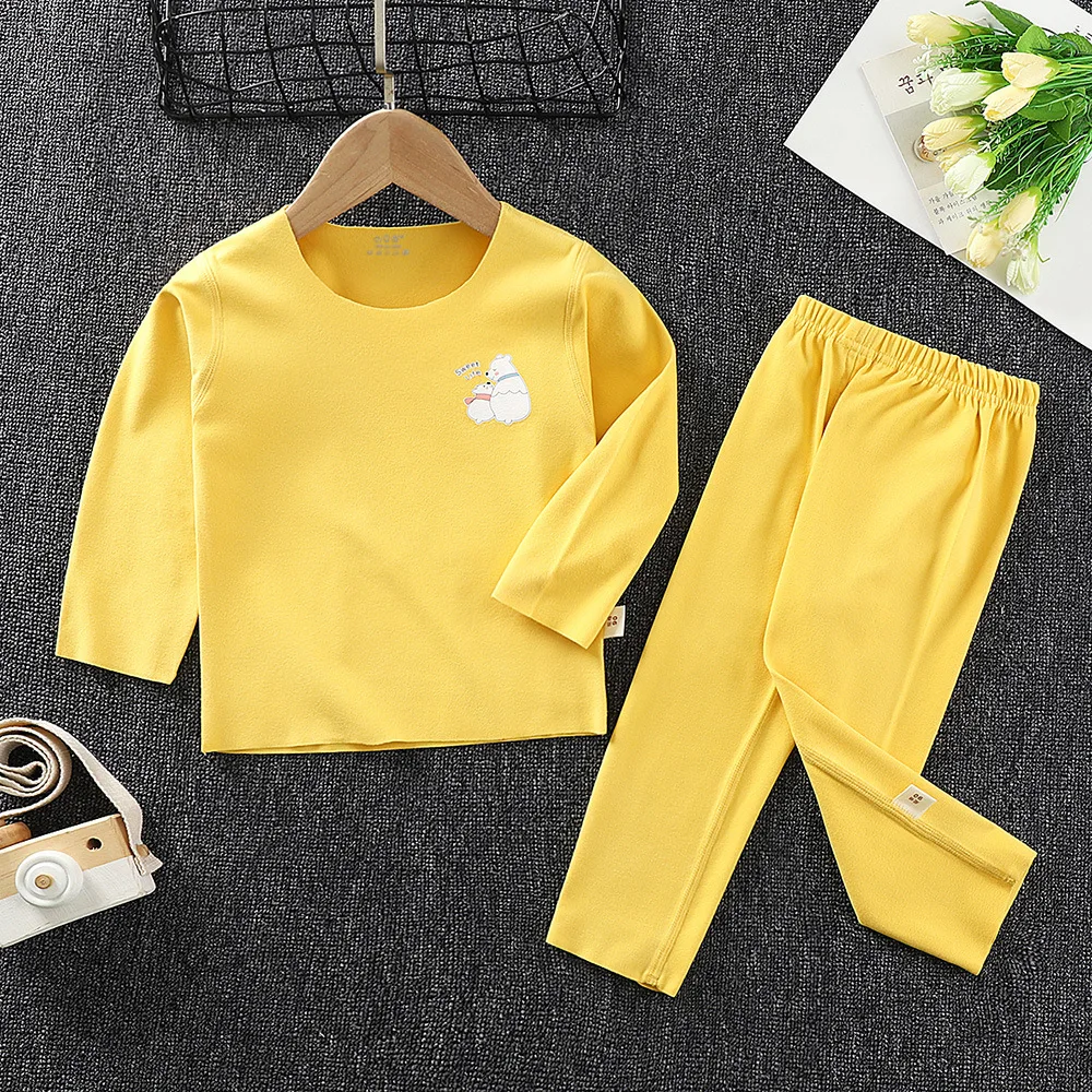 

Long Johns Pajamas Children Thermal Underwear Pants Boy Clothing Sets Warm Girls Outfits Clothes Baby Toddler Home Wear Infant