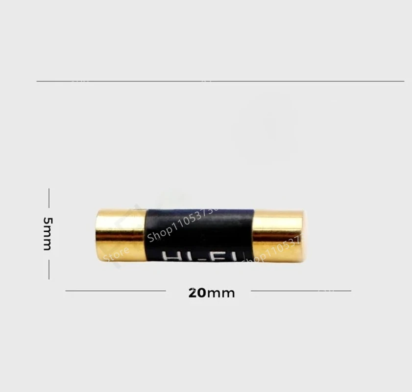 5x20mm 오일 함침형 슬로우 블로우 퓨즈 5N 순수 실버 골드 나노 코팅 오디오 프리앰프 앰프튜브 앰프 CD DAC