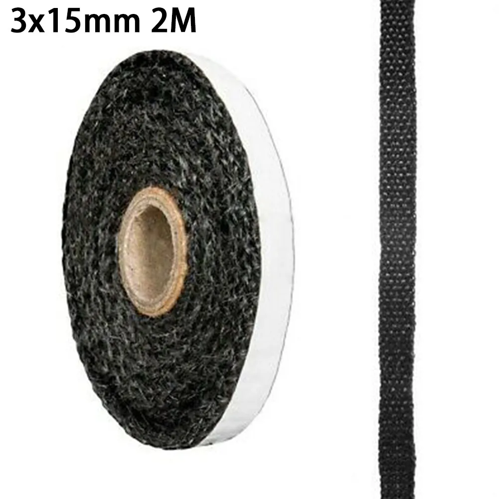Fireplace Sealing Rope 10mm Wide X 3mm Wood Burning Stove Door Seal Strip High Temperature Fire Resistance fireplace sealing rope