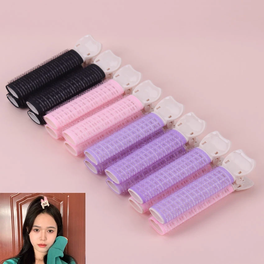 2PCS Lazy Clips Hair Top Styling Curling Barrel Hair Root Fluffy Hair