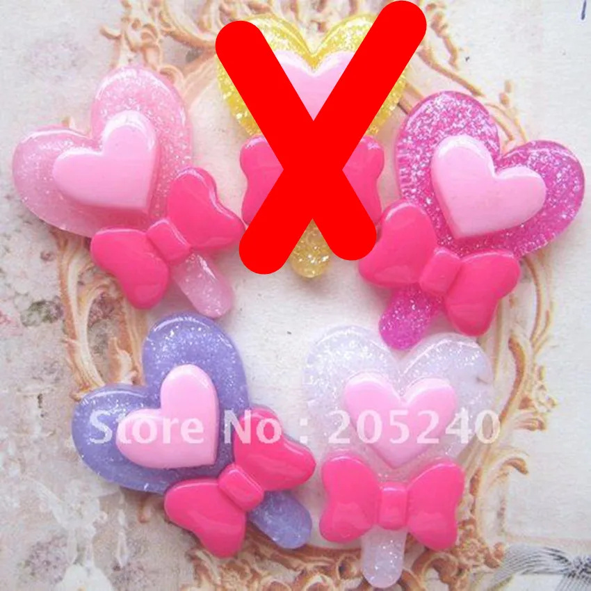 

20pcs Mixed 5 Colors Hot Sale Kawaii Resin Candy For DIY Phone Decoration