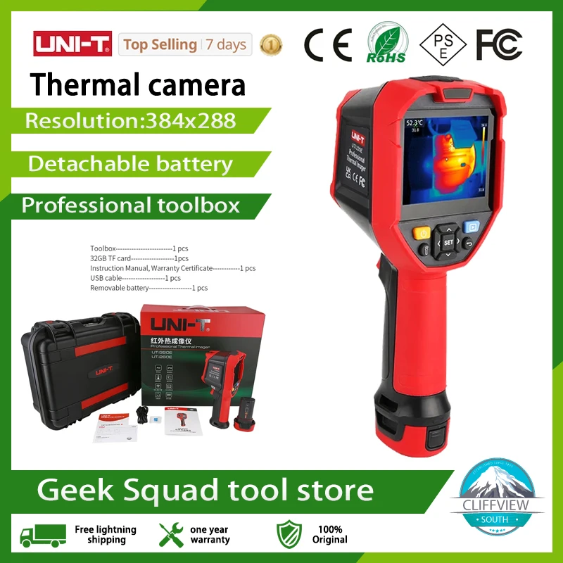 

UNI-T UTi320E UTi260E Infrared Thermal Imager High Resolution 320 x 240 Handheld Thermal Camera Infrared Thermometer