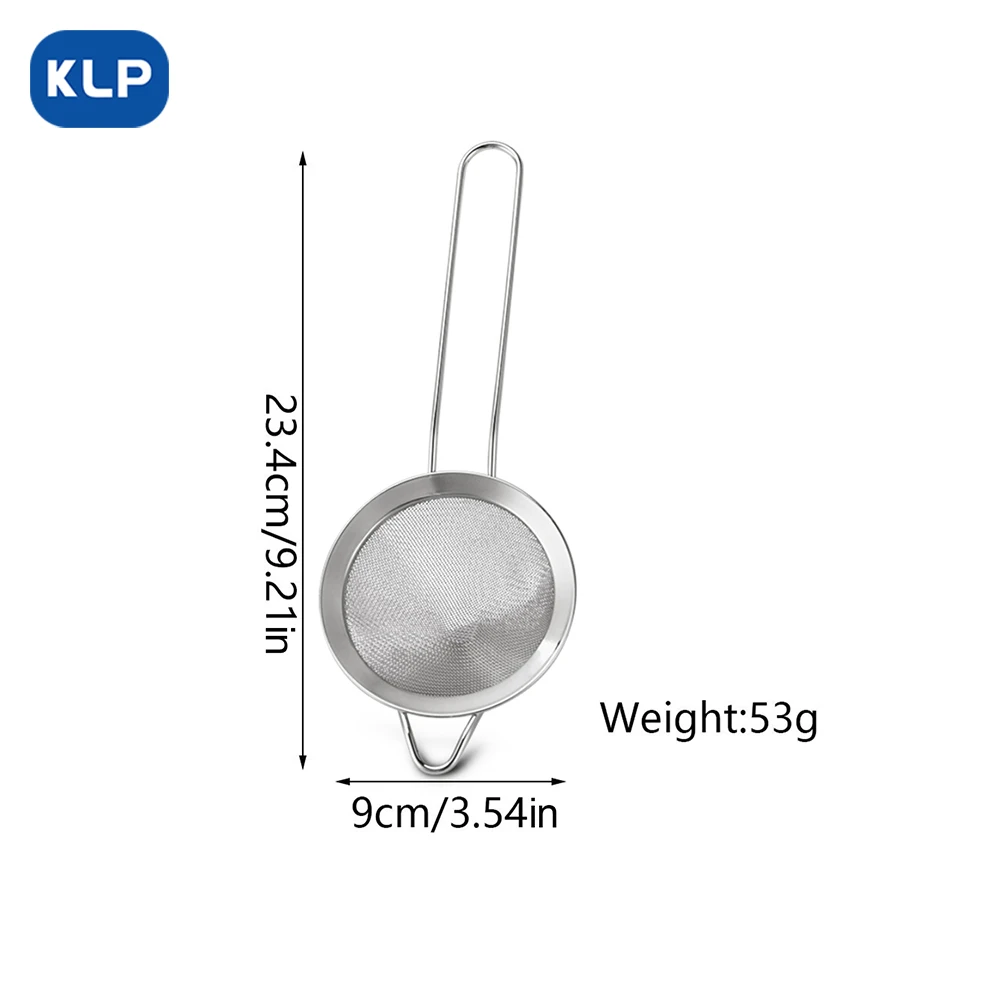 Stainless Steel Ice Filter for Stirring Cups Stainless Steel Funnel Filter Ice Separator for Mixers