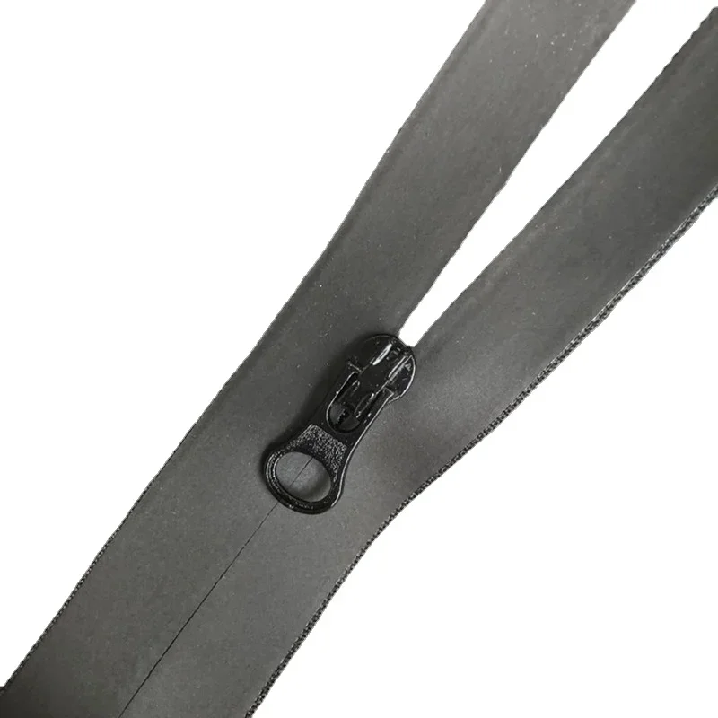 20/ 50/100Pcs 3# Black Nylon Waterproof Zipper Pull Head Clothing Pocket Accessories Reverse Pull Head