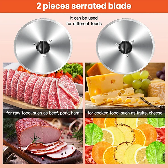 Foldable Electric Deli Food Slicer Boneless Fresh Meat Slicer for Home -  AliExpress