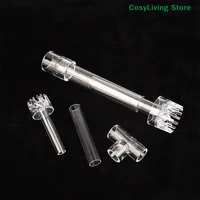 ชุดอุปกรณ์กรองน้ำตู้ปลาอะคริลิคใส พร้อมท่อลิลลี่ สำหรับกรองน้ำเข้า-ออก ทำความสะอาดตู้ปลา พร้อมอุปกรณ์เสริมสำหรับตู้ปลา 4