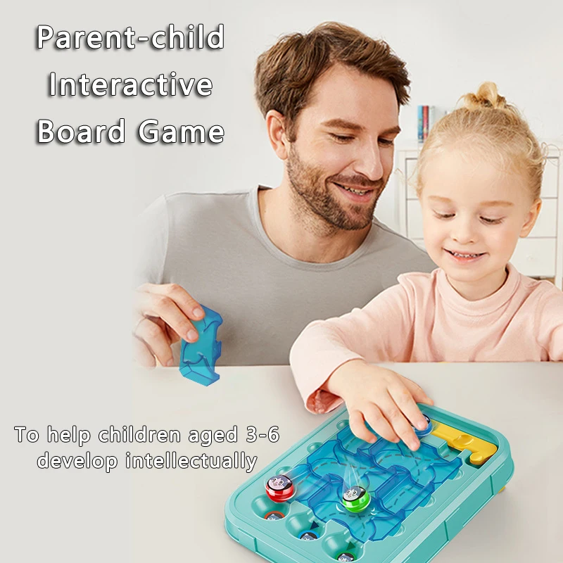 Plastic Rolling Ball Maze Puzzle Game for Kids