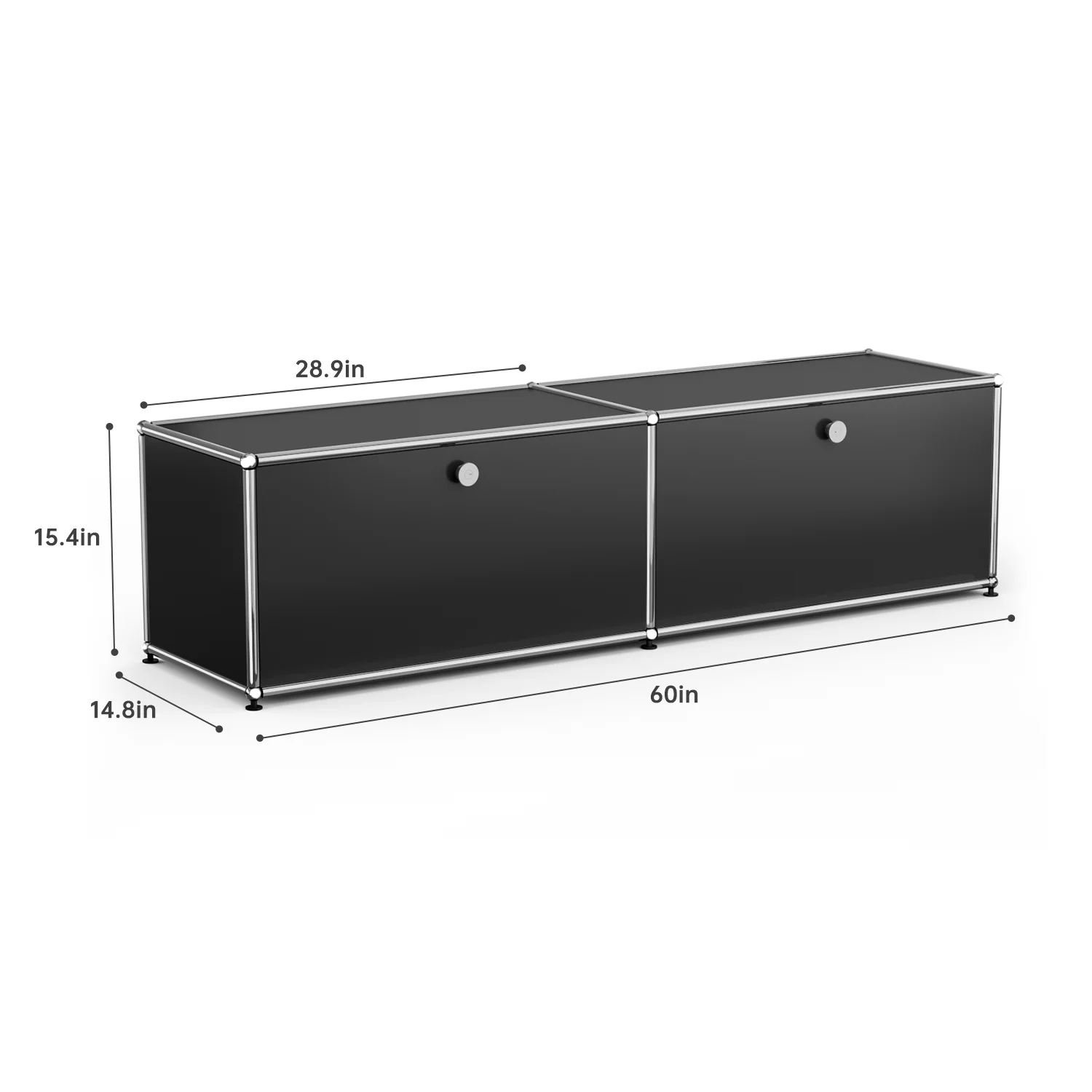 Black 1 Layer 2 Door