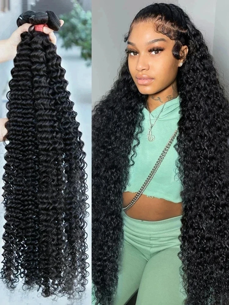 208471-a0a8ec.jpg Sf35a74a17e4e4c6585ba1c1bb417ad321 30, 40 inches Curly Human Hair Bundles Brazilian Water Deep Wave 3, 4 Bundles Raw Hair Extensions Double Weft Mallzona