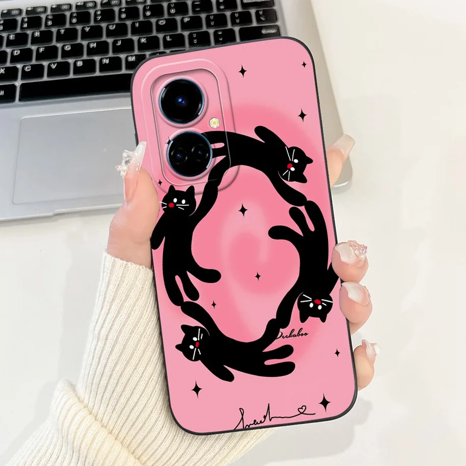 Cute Cartoon Camera Protection Matte Soft Phone Case Cover