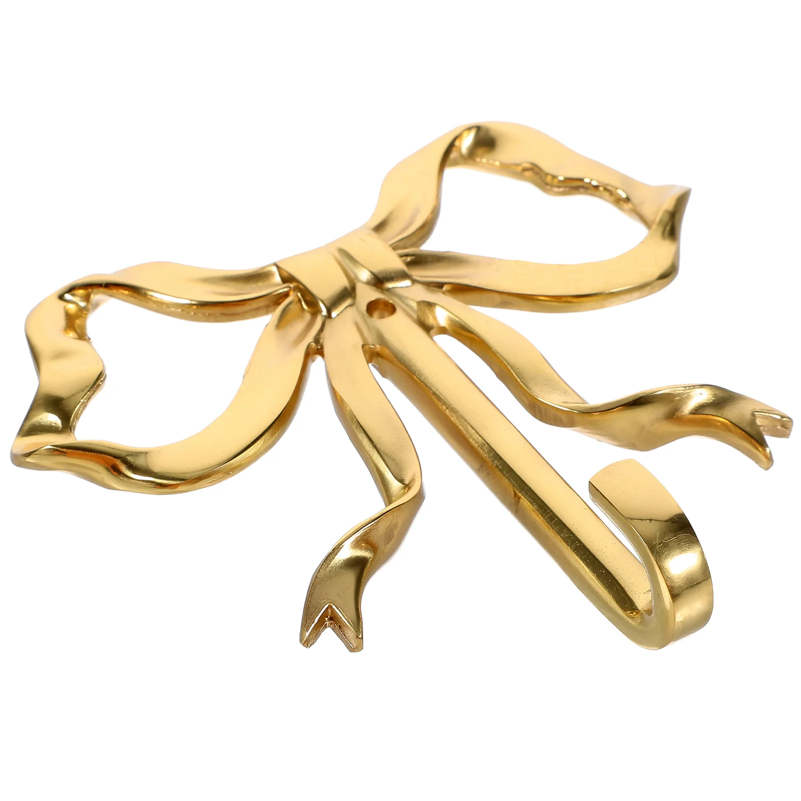 

Brass Bowknot Wall Hanging Clothes Hook Coat Hanger Cabinet Hat Towel Storage Rack Key Hook Bedroom Bathroom Decoration