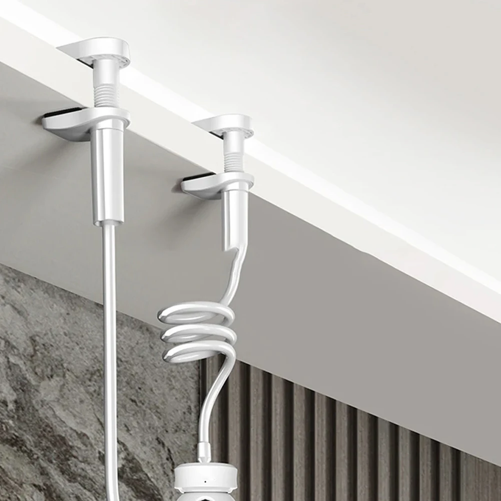 내마모성 아연도금 보안 카메라 클립 홀더 펀치프리 설치 캐비닛 천장 마운트 블랙/화이트 색상 가능