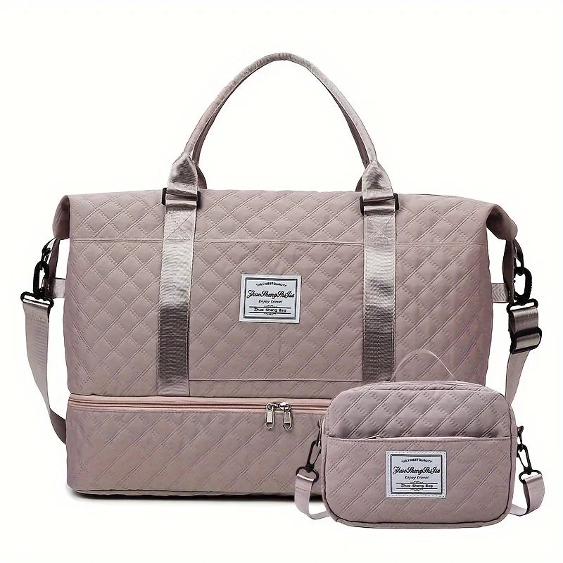 قطعتان/مجموعة حقيبة سفر ذات سعة كبيرة، حقيبة يوجا...