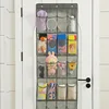 Wall Hanging Shoe Storage Organizer Bag Shoes Rack Over The Door Fabric Cabinet Closet Organizer For Shoes Clothes Storage Bag 5