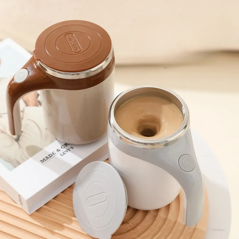 

Lazy Smart Mixer Stainless Steel New Mark Cup Magnetic Rotating Blender Auto Stirring Cup Coffee Milk Mixing Cup Warmer Bottle