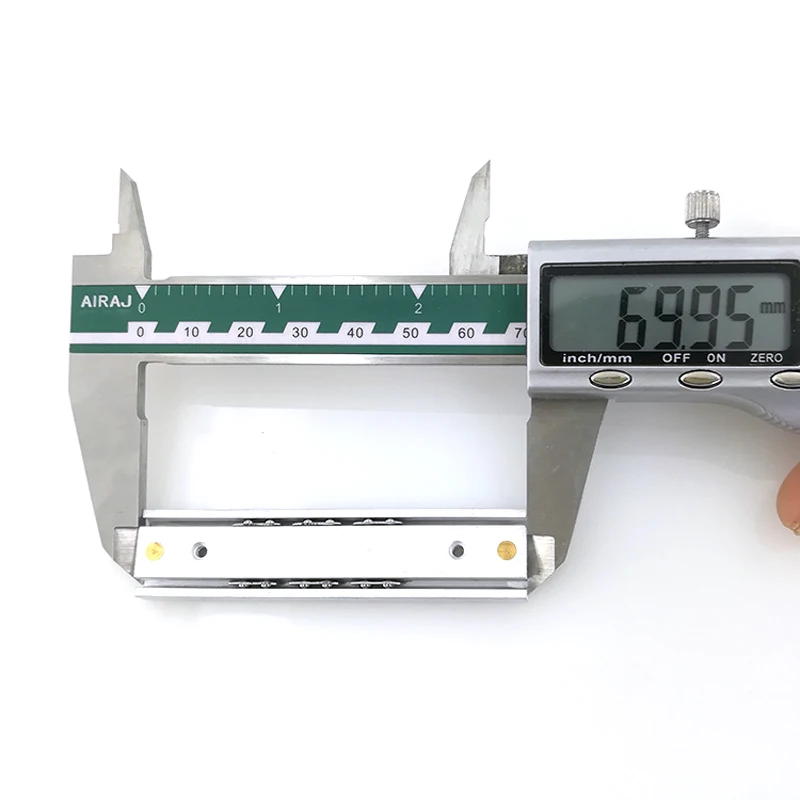 2 Stück breite Aluminiumlegierung-Kugellager-Schubladenschienen, klappbare Schienen für 16-mm-Schubladen, 70, 100, 140, 200, 250 mm, Möbel-Lagerschienen – Detail 3