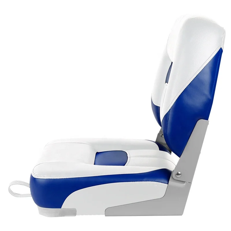 Deluxe Customized Fishing Boat Seat Foldable Low Back Marine Seat