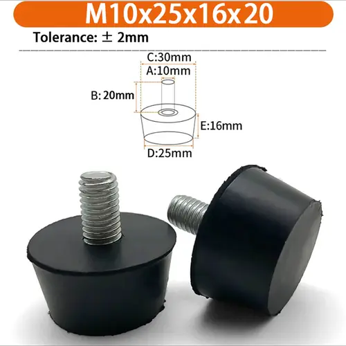 M6 M8 M10 Rubber Adjustable Feet Pad Feet Pad With Screw Table Chair Balck Leveling Foot Pad Furniture Leg Anti-shock Protection - Image 69