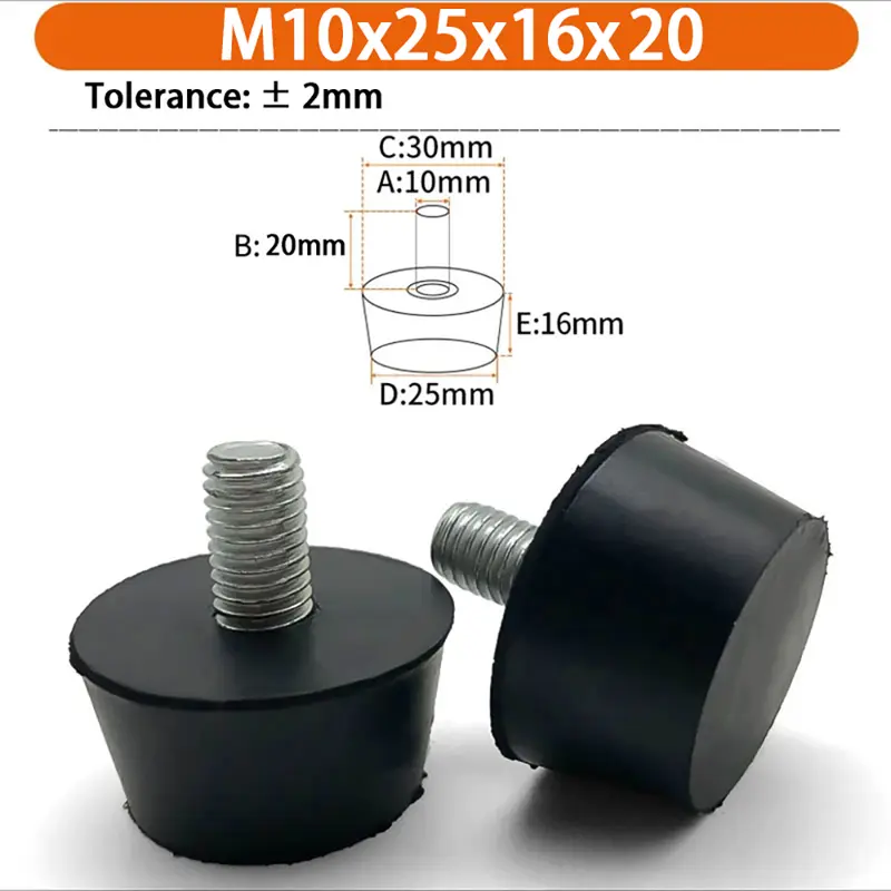 M6 M8 M10 Rubber Adjustable Feet Pad Feet Pad With Screw Table Chair Balck Leveling Foot Pad Furniture Leg Anti-shock Protection - Image 69