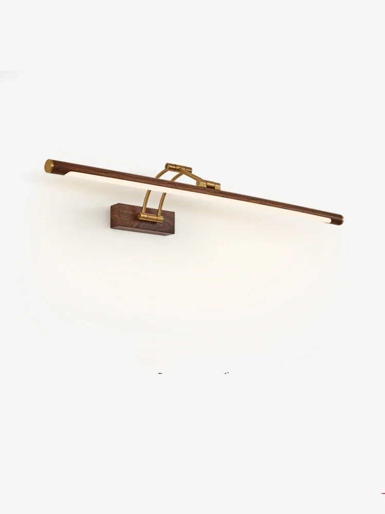 LED Wall Light Indoor 8W 15W Modern Wall Sconce Light AC90-260V Bathroom Lighting over Mirror Front Lamp fold Wood Grain