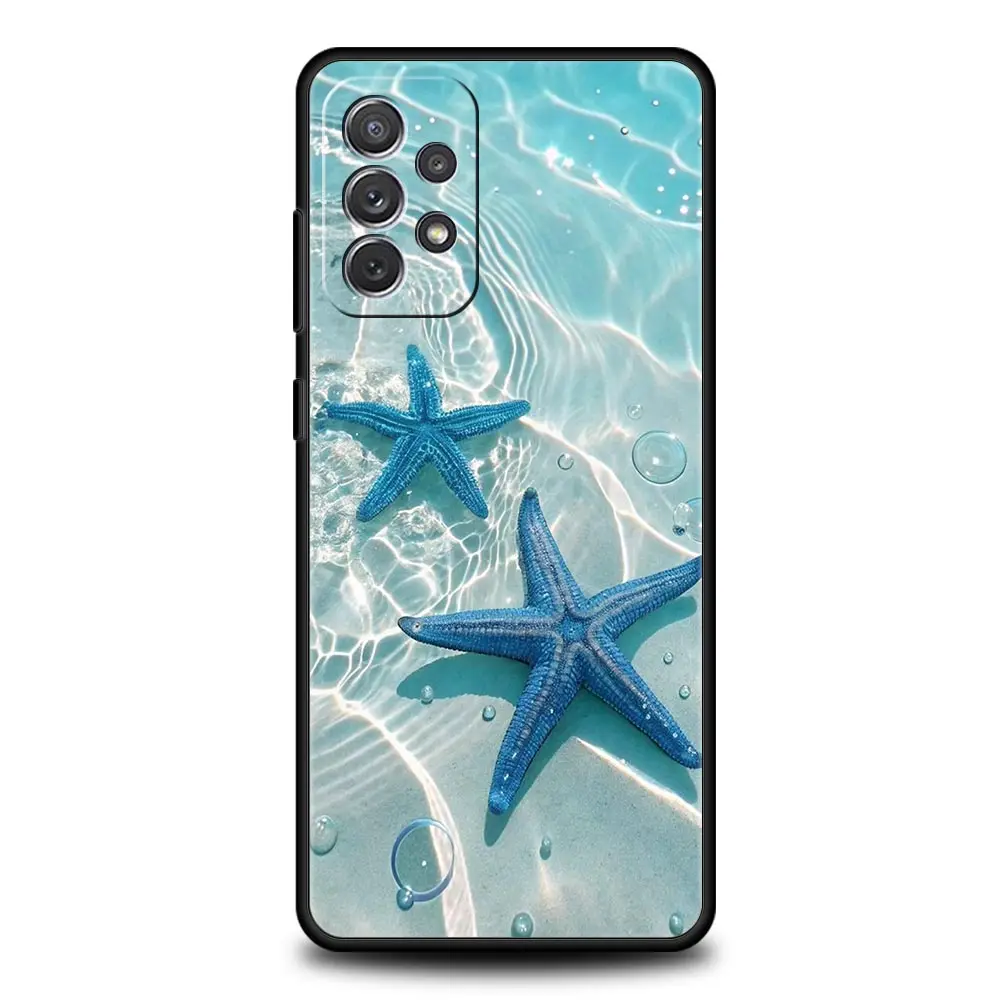 Ocean Dolphin Design Phone Case – Artistic Blue Sea Background Cover