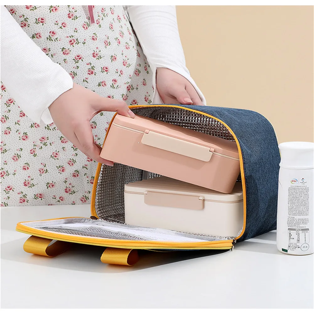 Hzhuaoeg Sac à Déjeuner Isotherme Réutilisable Avec Imprimé New York