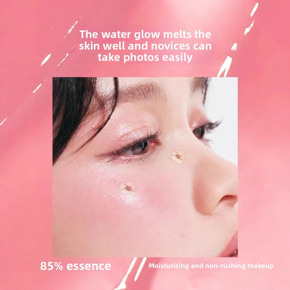 Judydoll Cream Blush Highlighter Palette – Dewy Glow, Multi-Use Makeup Stick für Wangen, Augen und Lippen, Weichzeichnend und Volumen_voghion.com