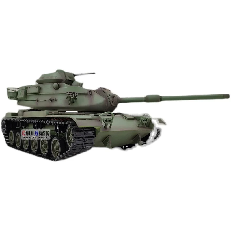 Tongde 1/16 U.S M60A3 Patton Tank Metal Model Remote Control Off-Road Battle Tank Toy Compatible with Henglong 7.0 Motherboad 2