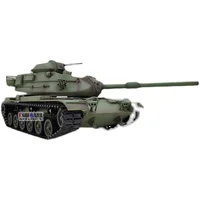 Tongde 1/16 U.S M60A3 Patton Tank Metal Model Remote Control Off-Road Battle Tank Toy Compatible with Henglong 7.0 Motherboad 2