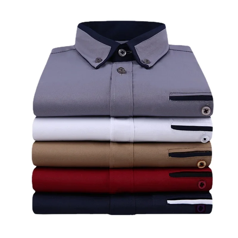 Cotton Shirt Men Hawaiian Shirt Men's Summer Short Sleeve Printed Dress Shirts Comfortable Button-down Collar Standard-fit Casual Blouse Tops Shirt