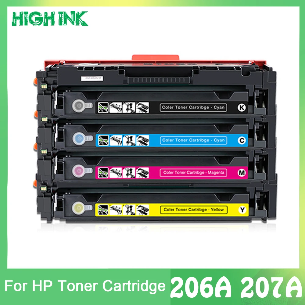 206a 207a Toner Cartridge Compatible for HP Laserjet Pro M255 M255dw M255nw MFP M282nw M283fdw M283fdn (No Chip)