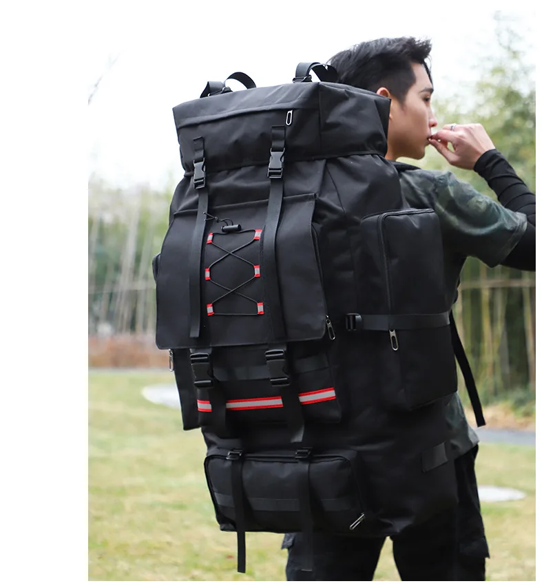 130L 90L Large Camping Bag Backpack Men's Outdoor Travel Shoulder Hiking Trekking Trip Luggage Tactical Bags Mountaineering 1 130L 90L Large Camping Bag Backpack Men's Outdoor Travel Shoulder Hiking Trekking Trip Luggage Tactical Bags Mountaineering 1