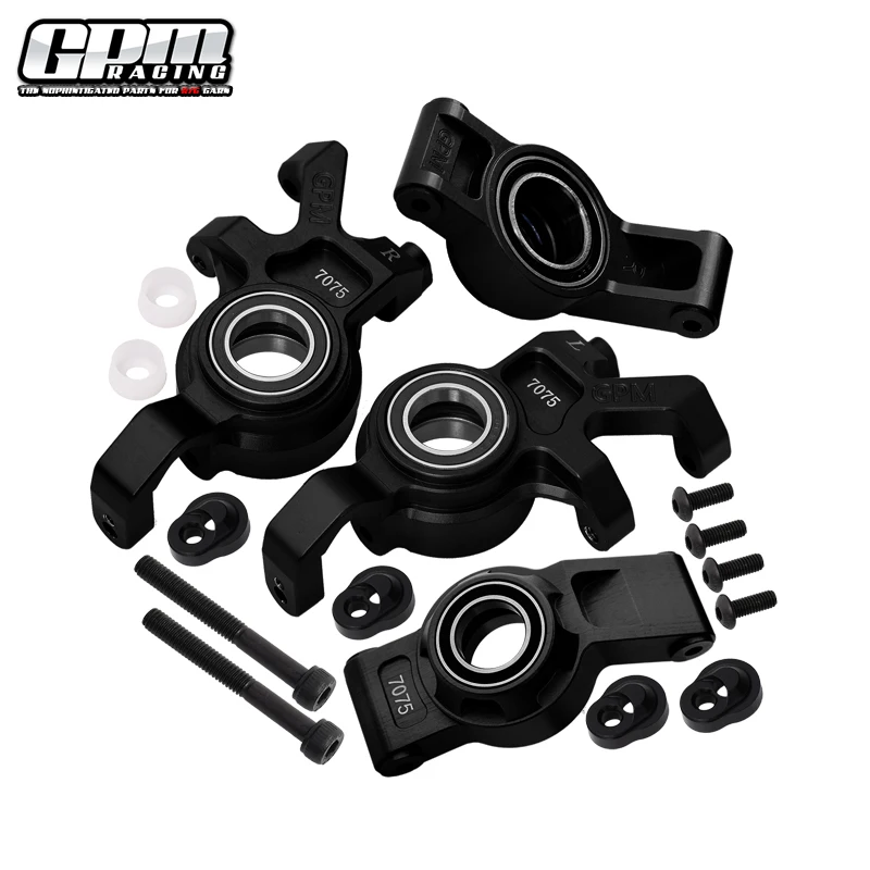 ADATTATORE PER ASSE DRITTO IN ALLUMINIO - 1PR nero GPM AXIAL WRAITH