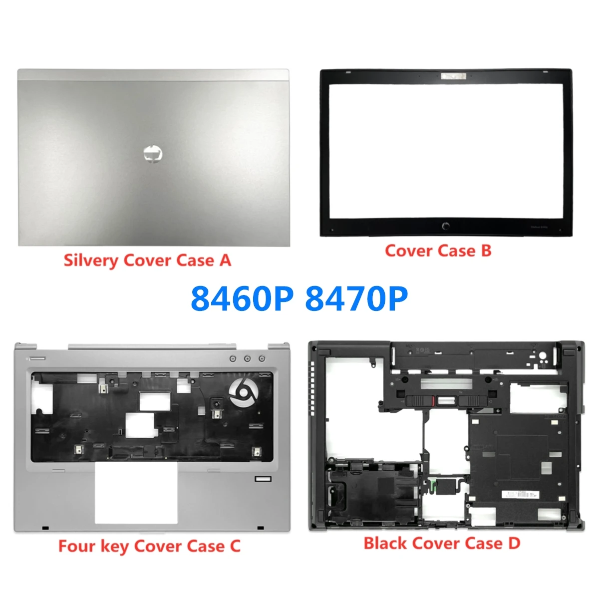 Nuovo Laptop Per Hp Elitebook 8460P 8470P Laptop Lcd Cover Posteriore/Cornice Anteriore/Poggiapolsi/Fondo/Cerniera