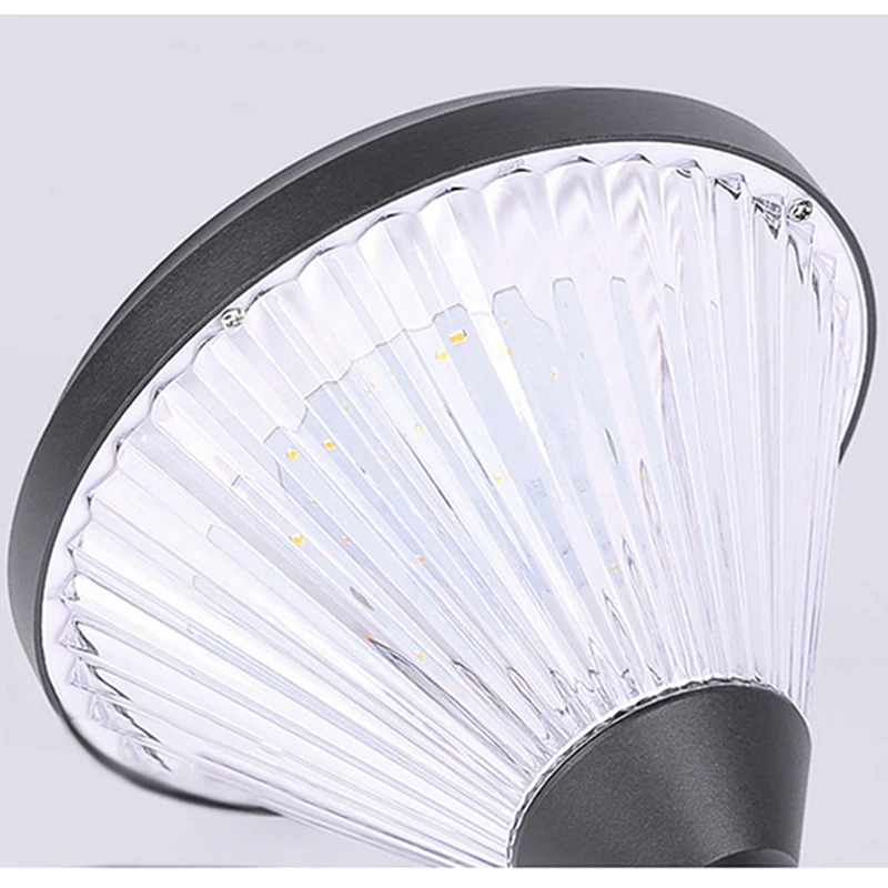 Villa Outdoor Super Bright Solar Garden Lawn Plug-In Light Modern Creative Aluminum Waterproof Park Path Sensing Led Lamp 6
