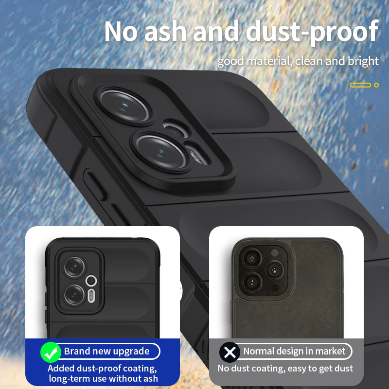 Shockproof Silicone Back Cover - Durable Protective Phone Case