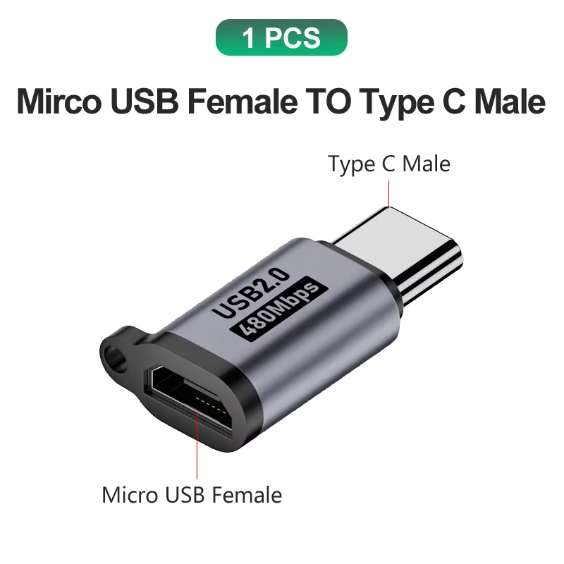 ตัวเลือกสินค้า อะแดปเตอร์ USB แปลงเป็น USB-C สำหรับ iPhone และ Samsung