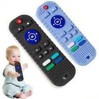 1Pcs Soft Chewable Baby Toys, Remote Control Shaped Baby Teething Toys, Teething Toys for Boys and Girls, Freezable, BPA Free 1