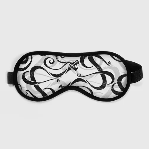 Sleep Mask 3D Tokyo Avengers Tattoo Draken Black Dragon |