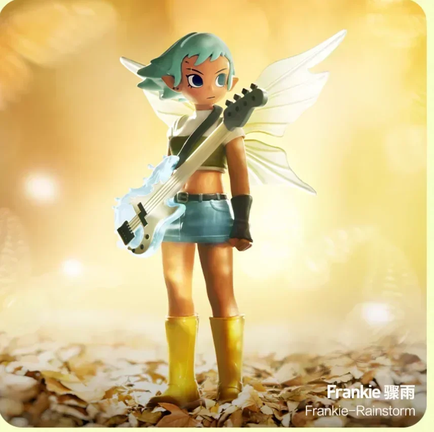 thumbnail image 1 of Original Pop Mart Peach Riot Punk Fairy Series Anime Figures Second Generation Kawaii Figurine Pvc Ornament Gift For Kids Toy, 1 of 4