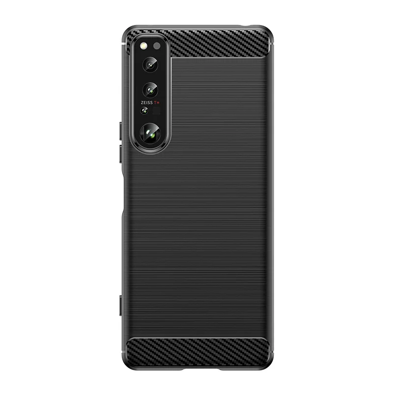 GOKEN Cover Per Sony Xperia 1 IV In TPU Silicone A Gradiente Blu/rosa, Antiscivolo E Antiurto